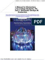 Full Download Solution Manual For Elementary Geometry For College Students 7th Edition Daniel C Alexander Geralyn M Koeberlein PDF Full Chapter