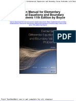 Full Download Solution Manual For Elementary Differential Equations and Boundary Value Problems 11th Edition by Boyce PDF Full Chapter