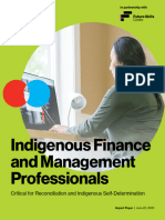 Jordan Wapass and Adam Fiser. Indigenous Finance and Management Professionals
