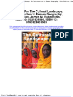 Full Download Test Bank For The Cultural Landscape An Introduction To Human Geography 11th Edition James M Rubenstein Isbn 10 0321831586 Isbn 13 9780321831583 PDF Full Chapter