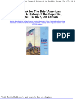 Full Download Test Bank For The Brief American Pageant A History of The Republic Volume I To 1877 9th Edition PDF Full Chapter