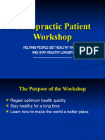 Chiropractic Patient Workshop: Helping People Get Healthy Faster and Stay Healthy Longer
