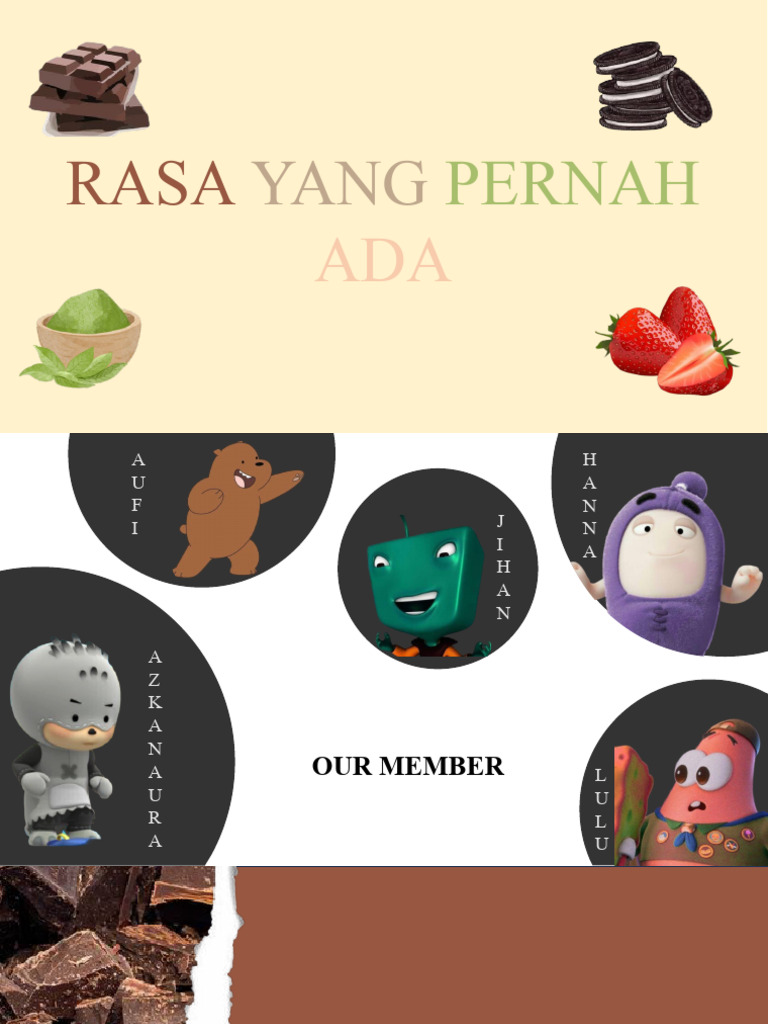 Kelompok Rasa Yang Pernah Ada | PDF | Chocolate | Foods