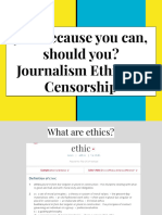 2022 Journalism Ethics