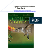 Instant Download College Algebra 3rd Edition Coburn Test Bank PDF Full Chapter