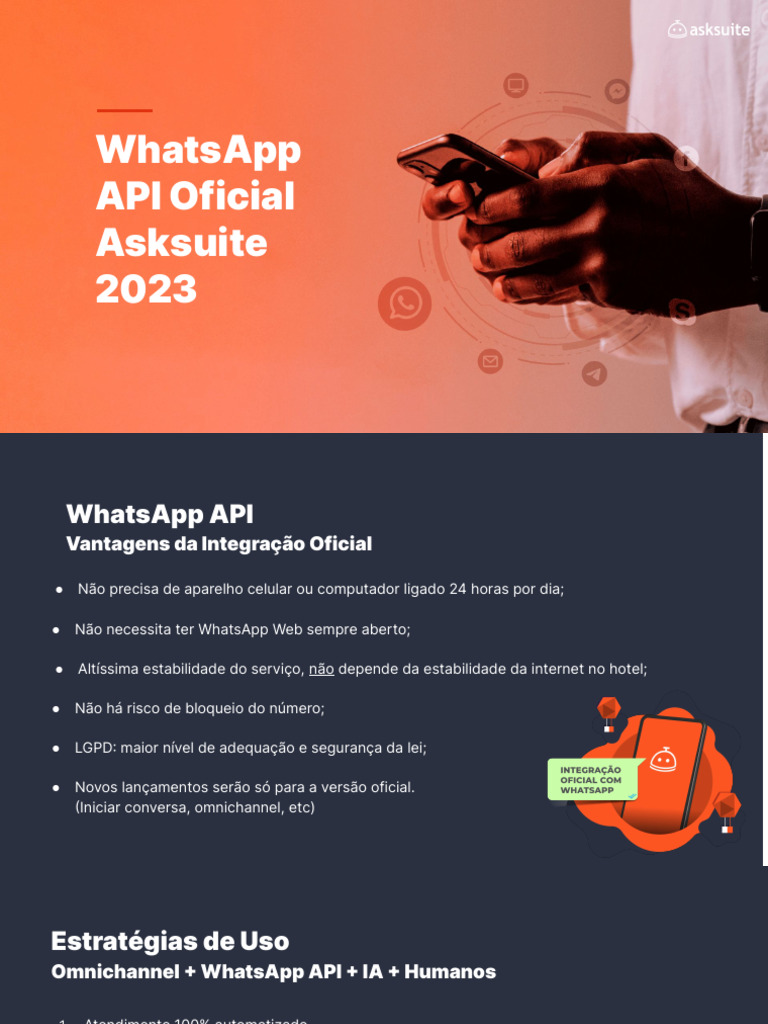 Vantagens da API Oficial do WhatsApp | PDF | Tecnologia da Informação ...