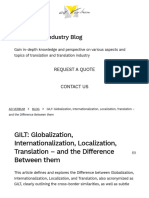 GILT - Globalization, Internationalization, Localization, Translation - and The Difference Between Them - AD VERBUM