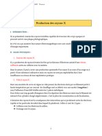 Cours de Radiologie 01 - Production Des Rayons X - 2016 2017