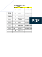 Board Exam Datesheet STD X 2023-24