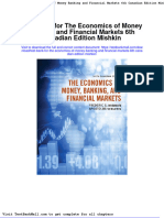 Full Download Test Bank For The Economics of Money Banking and Financial Markets 6th Canadian Edition Mishkin PDF Full Chapter