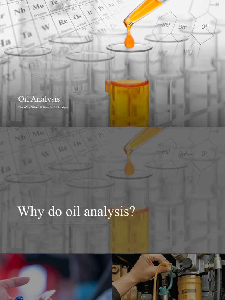 Oil Analysis PDF Engines Manufactured Goods