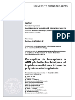 Conception de Biocapteurs À ADN Photoélectrochimiques Et Impédancemétriques À Base de Polymères Électrogénérés