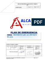 Plan de Respuesta A Emergencias - Jockey Plaza