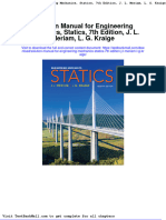 Full Download Solution Manual For Engineering Mechanics Statics 7th Edition J L Meriam L G Kraige PDF Full Chapter