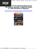 Full Download Test Bank For The Enduring Democracy 6th Edition Kenneth J Dautrich David A Yalof Christina e Bejarano PDF Full Chapter