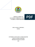 Proposal Observasi MSDM - Reza Galilea Tuhumena