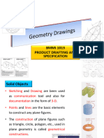 W4 - Geometry Drawings Manual Drafting