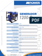 FichaTecnica Generador Electrico 1200-B