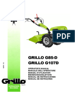 G85 G85d G107d Operator's Manual 2012