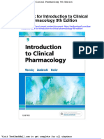Full Download Test Bank For Introduction To Clinical Pharmacology 9th Edition PDF Full Chapter