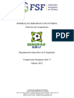 Regulamento Campeonato Sergipano Sub 17 Ano 2023 1