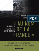 Au Nom de La France Guerres Secrètes Au Rwanda by Collombat, Benoît Servenay, David (Collombat, Benoît Servenay, David)