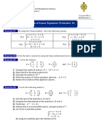 Matrix Worksheet 03