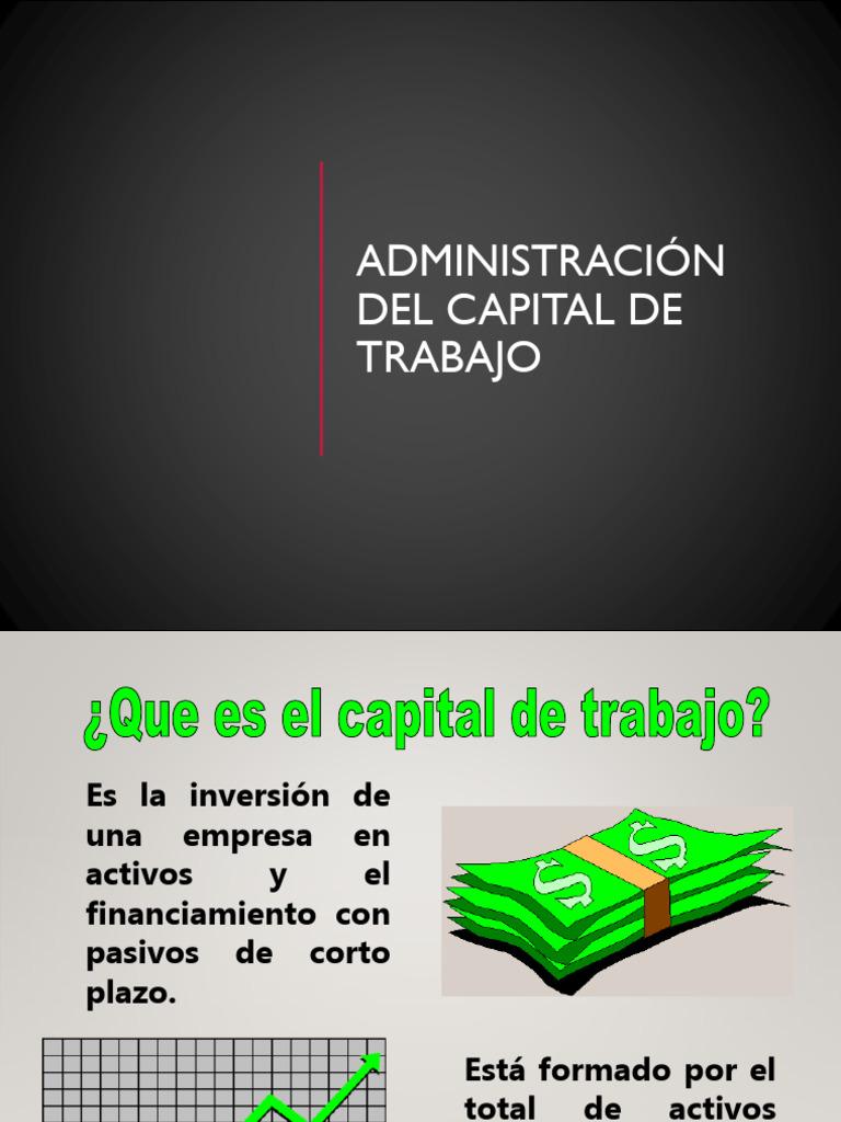Capital de Trabajo | PDF | Capital de trabajo | Capital (economía)