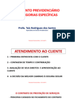 Planejamento Previdenciário para Categorias Específicas: Profa. Taís Rodrigues Dos Santos