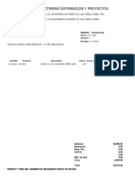 Electrimas Distribucion Y Proyectos: Descuento Subtotal 0.00 0.00 28,896.00