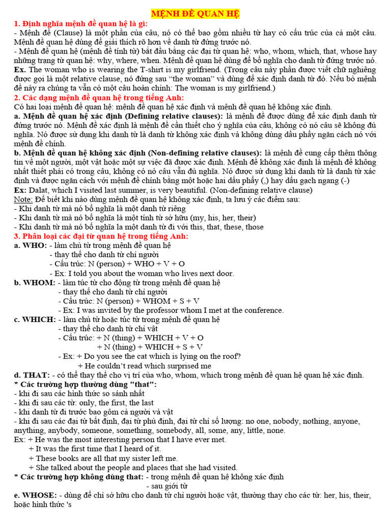 Menh de quan he relative clauses pdf