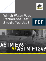 Which Water Permeance Test Should You Use ASTM E96 or F1249 Guide