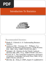 Introduction To Statistics