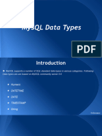 MySQL Data Types