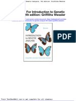 Full Download Test Bank For Introduction To Genetic Analysis 9th Edition Griffiths Wessler PDF Full Chapter