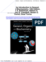 Full Download Test Bank For Introduction To General Organic and Biochemistry 12th Edition Frederick A Bettelheim William H Brown Mary K Campbell Shawn o Farrell Omar Torres 13 PDF Full Chapter