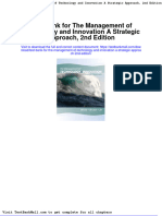 Full Download Test Bank For The Management of Technology and Innovation A Strategic Approach 2nd Edition PDF Full Chapter