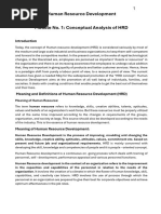 Module - 1 Conceptual Analysis of HR... JCFDGG