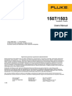 Fluke 1507 Instrukcja