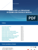 Creazione Di Esami Con Google Moduli