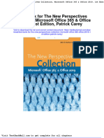 Full Download Test Bank For The New Perspectives Collection Microsoft Office 365 Office 2019 1st Edition Patrick Carey PDF Full Chapter