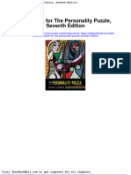 Full Download Test Bank For The Personality Puzzle Seventh Edition PDF Full Chapter