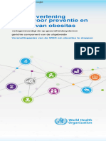 Health Service Delivery Framework Prevention Management Obesity