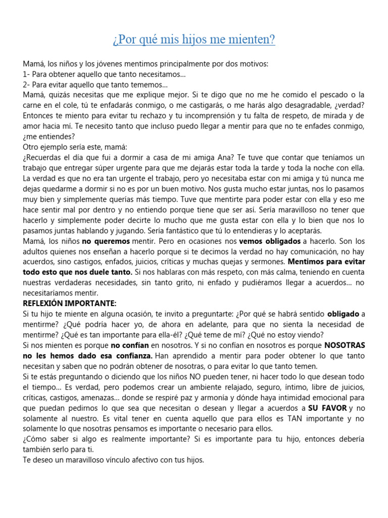 Lecturas de Crianza Consciente | PDF | Verdad | Amor
