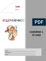 Ok - 3 Ano Caderno 1 Relembrando