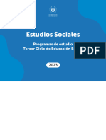 Programa de Estudios Sociales, Tercer Ciclo