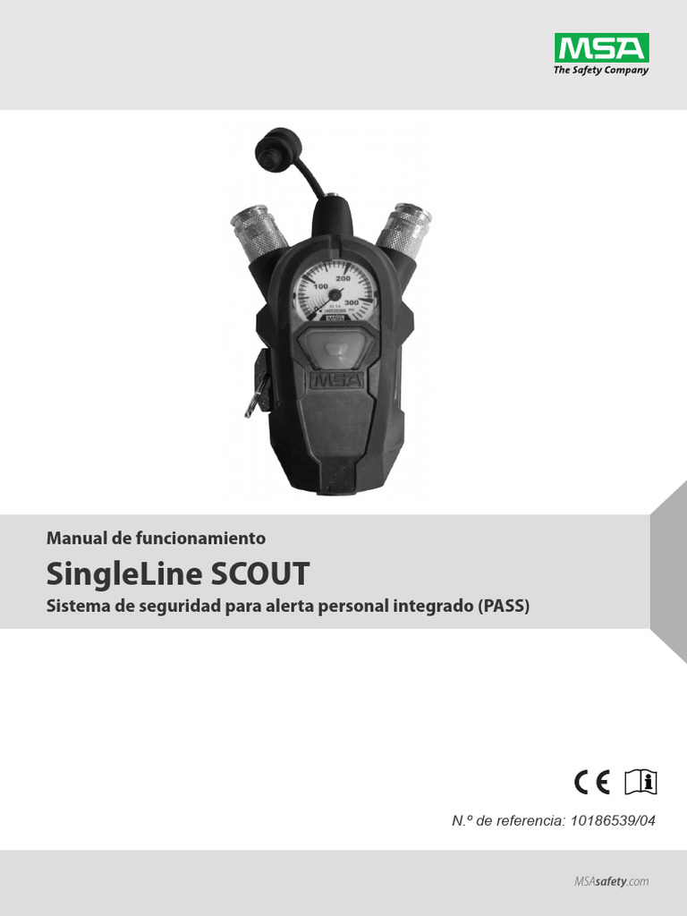 Manual del SingleLine SCOUT MSA | PDF | Diodo emisor de luz | Bienes ...