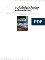 Full Download Test Bank For Introduction To Sociology 5th Edition by George Ritzer Wendy Wiedenhoft Murphy PDF Full Chapter
