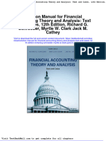 Solution Manual For Financial Accounting Theory and Analysis: Text and Cases, 12th Edition, Richard G. Schroeder, Myrtle W. Clark Jack M. Cathey