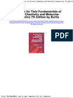 Full Download Test Bank For Tietz Fundamentals of Clinical Chemistry and Molecular Diagnostics 7th Edition by Burtis PDF Full Chapter